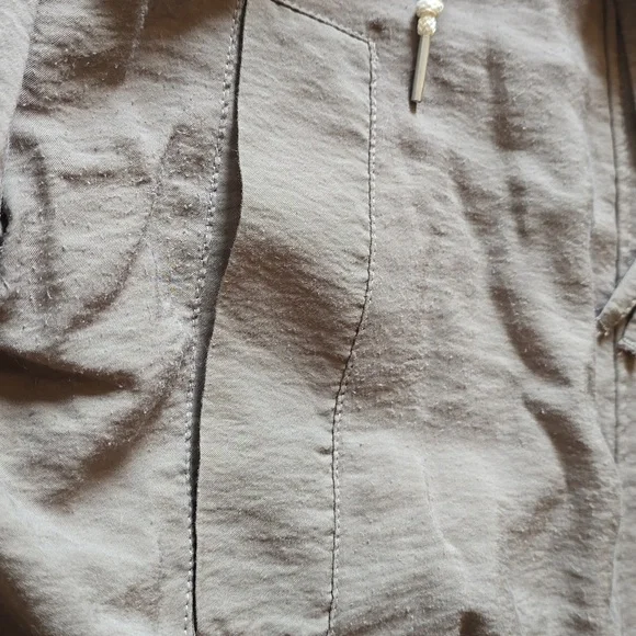 AllSaints, Calla Fishtail Parka Jacket Coat, Gray, EUC, Women's M - Picture 7 of 16